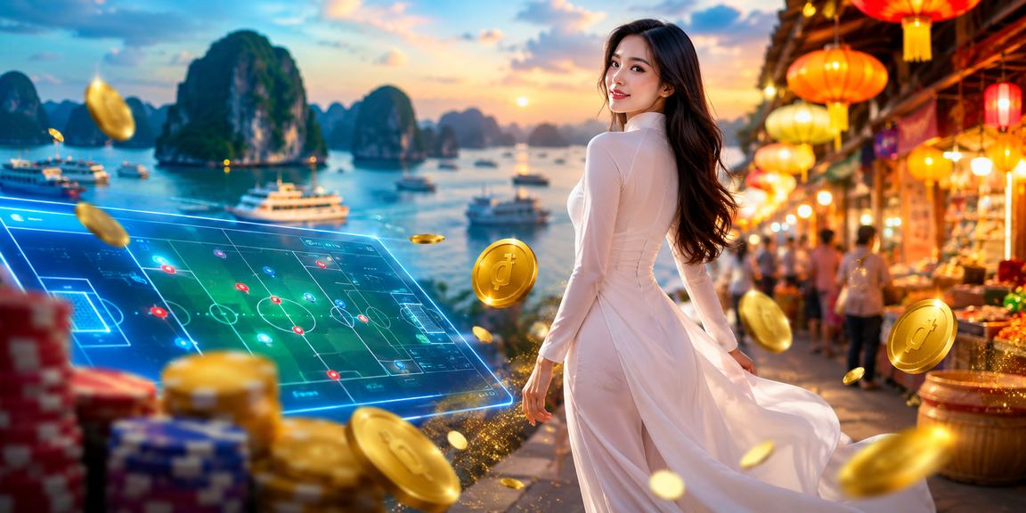 Người dùng thư giãn tại Vịnh Hạ Long với trang phục áo dài, hưởng thụ thời gian nghỉ ngơi lành mạnh